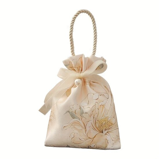 Silky Gift Bag with pearl